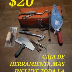 TOOL BOX-- WITH TOOLS!!!