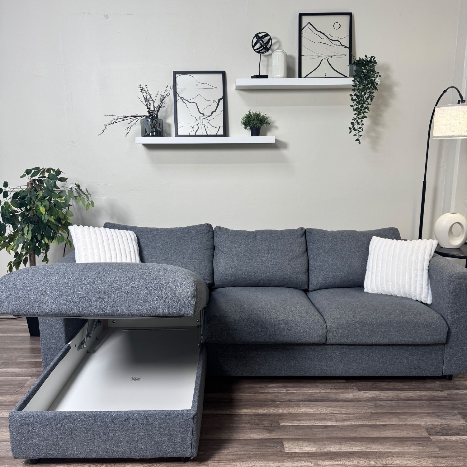 Ikea Finnala Gray Sectional Couch DELIVERY WITHIN A WEEK