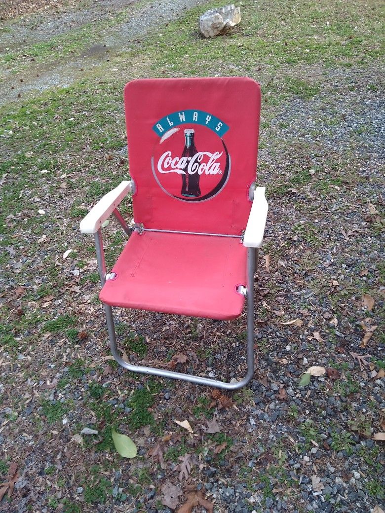 COKE LAWN CHAIR. VERY RARE HARD TO FIND