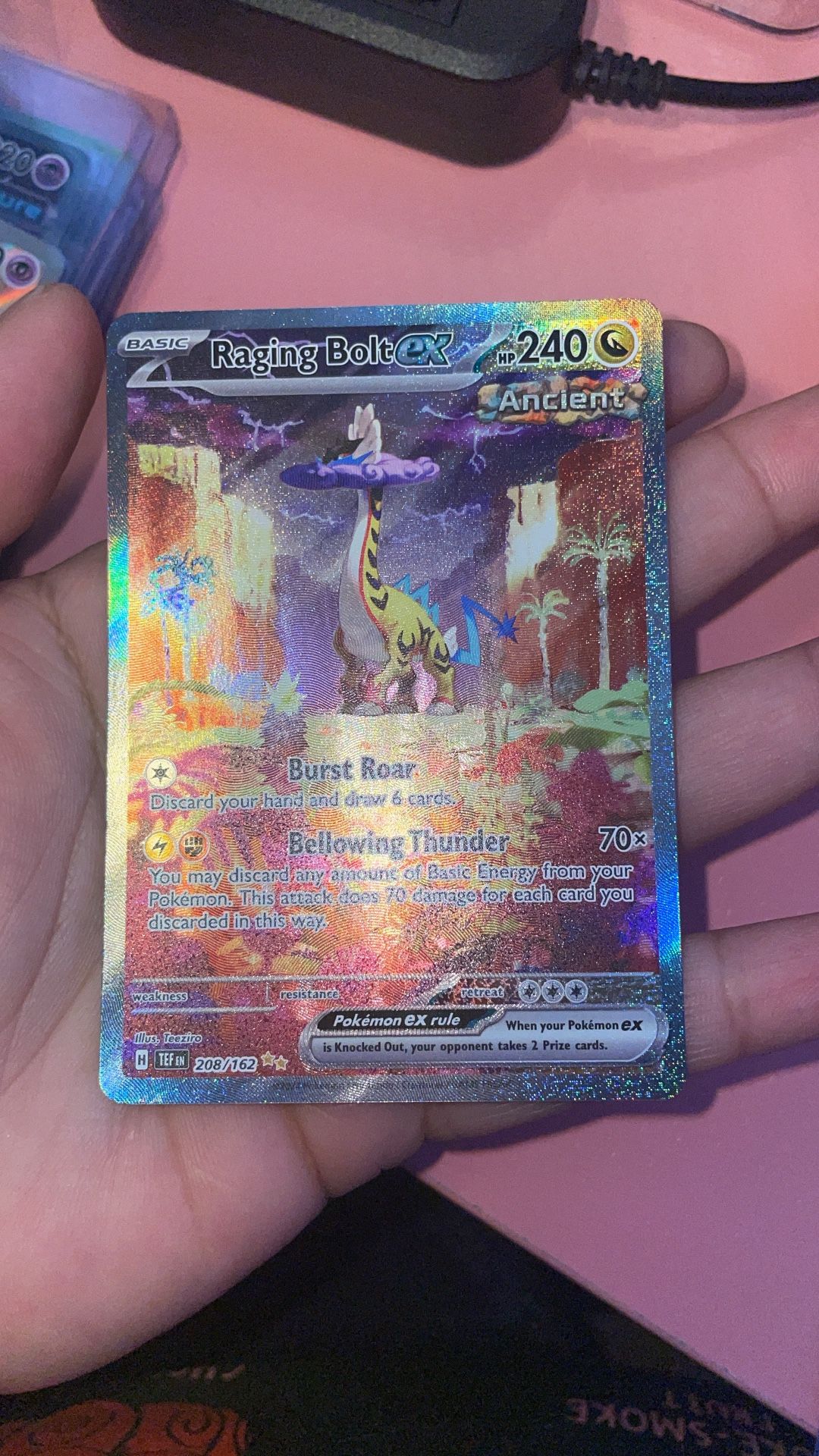 Pokémon Raging Bolt #208/162