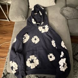 Navy Blue Denim Tears Hoodie