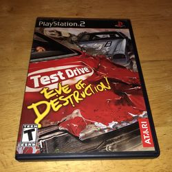 PS2 Game Test Drive Eve Of Destruction
