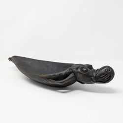 1930s-1940s Borneo Dayak Tribe "Aso" Dragon Dog Bowl