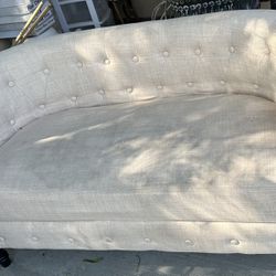 Tuffeted Tan Couch