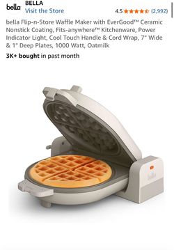 BELLA Flip-n-Store Waffle Maker