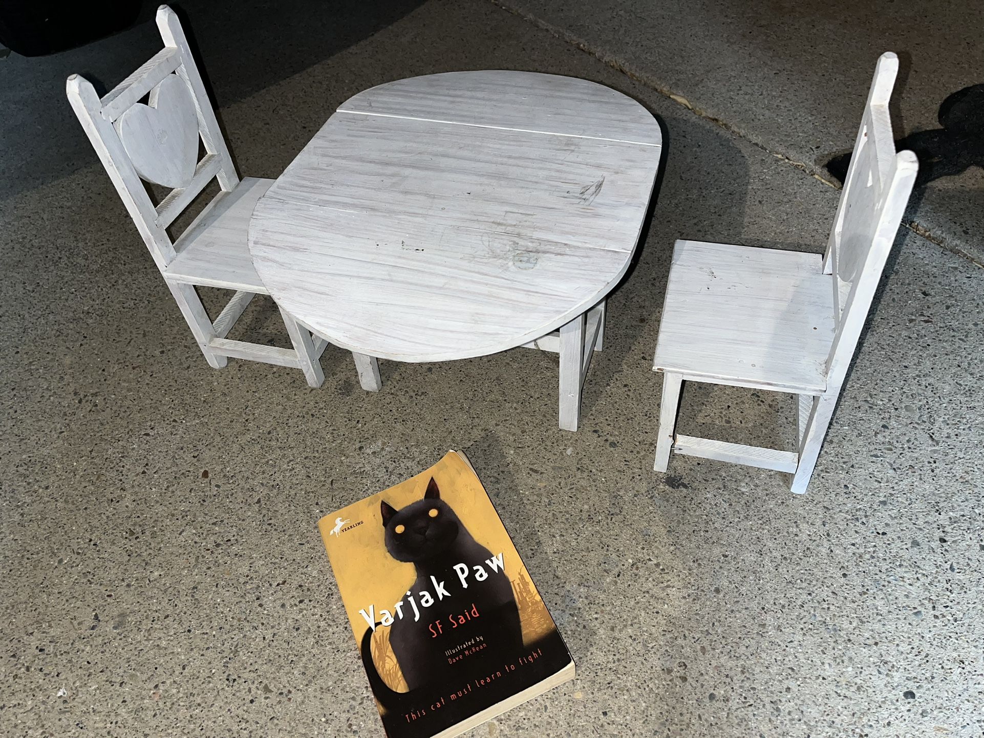 Wood Table And Chairs Doll Furniture
