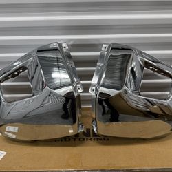 14-21 Toyota Tundra Pair Of Front Chrome Bumper Extensions