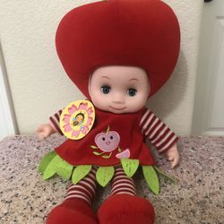 Big Apple Fruit Themed Singing Baby Doll