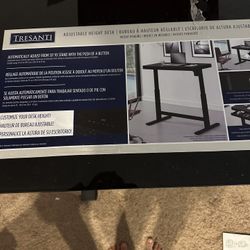 Tresanti Adjustable High Desk (office Desk) Like New