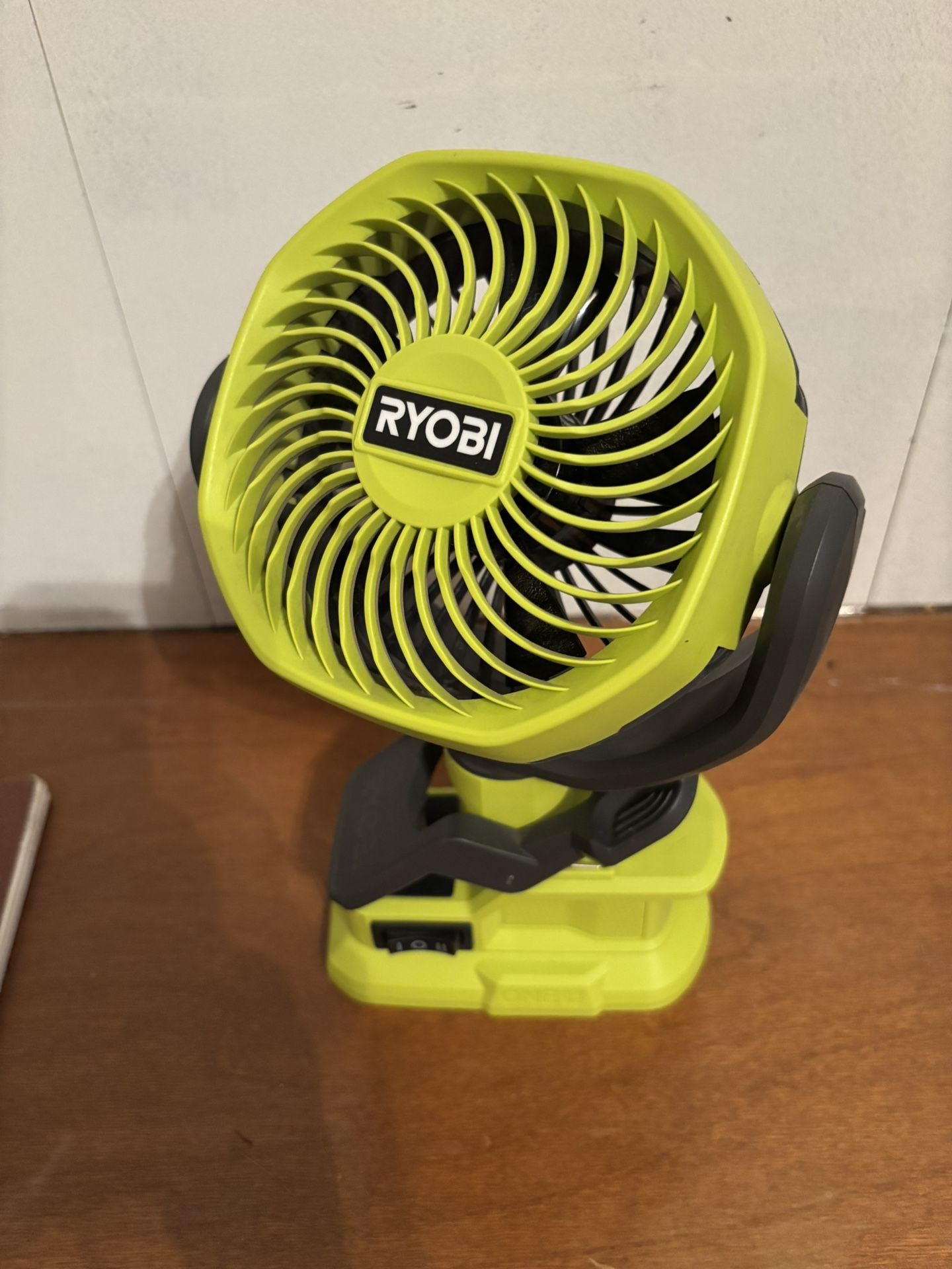 Ryobi 18v 4” Fan Clamp/ Cordless (Tool only)