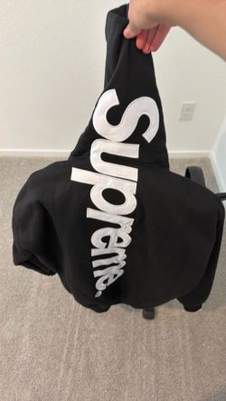 supreme black hoodie