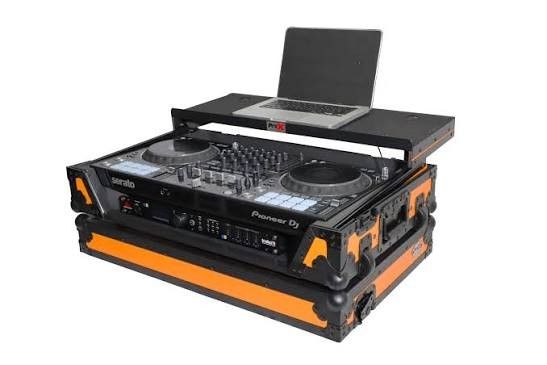 ProX DJ Coffin Case with Laptop Shelf