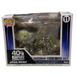 Funko Pop! Star Wars 40th Empire Strikes Back Dagobah Yoda Bobble-Head With Hut