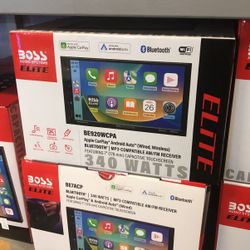 Boss Elite 7 Inch Apple CarPlay Stereo Wireless