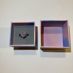 Taylor Swift Lover Heart Ring (Purple, Size 6)