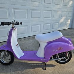Razor Pocket Mod Miniature 24V Electric Kids Ride On Retro Scooter