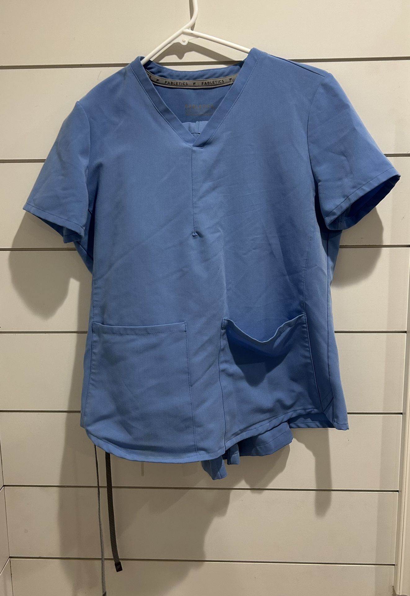 Fabletics Ceil Blue Scrub Set S Top M/T Bottom