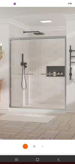 New Glass shower door