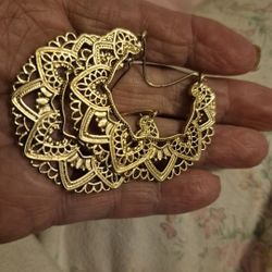 Gold Plated Fancy Earrings