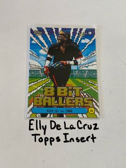Elly De La Cruz Cincinnati Reds All-Star Shortstop Topps Short Print Insert Card.