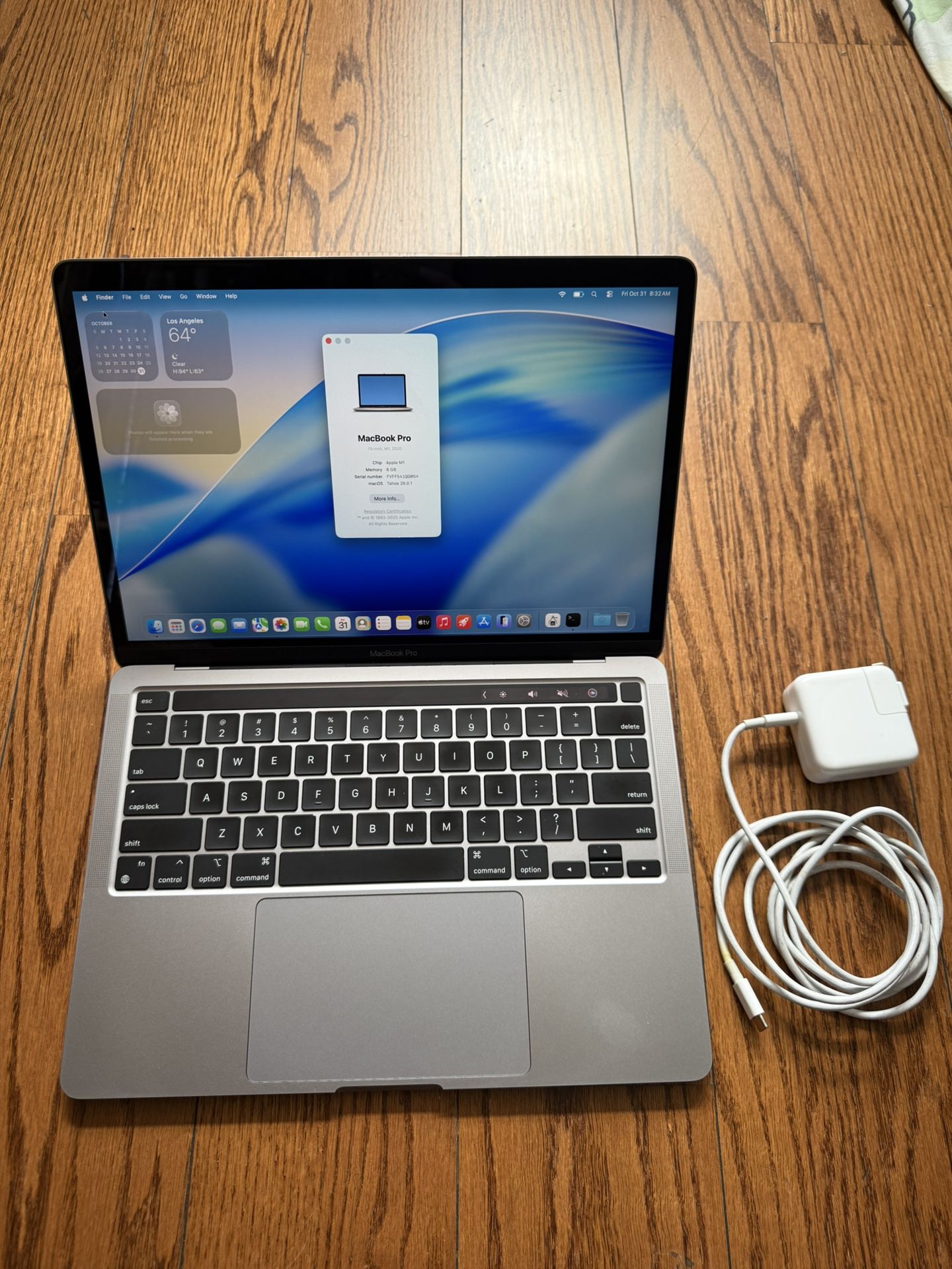 MacBook Pro 13 2020 M1/8GB RAM/512GB SSD