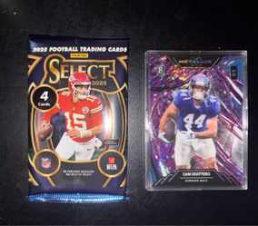 Cam Skattebo #’d Card & Sealed 2025 Panini Select Pack
