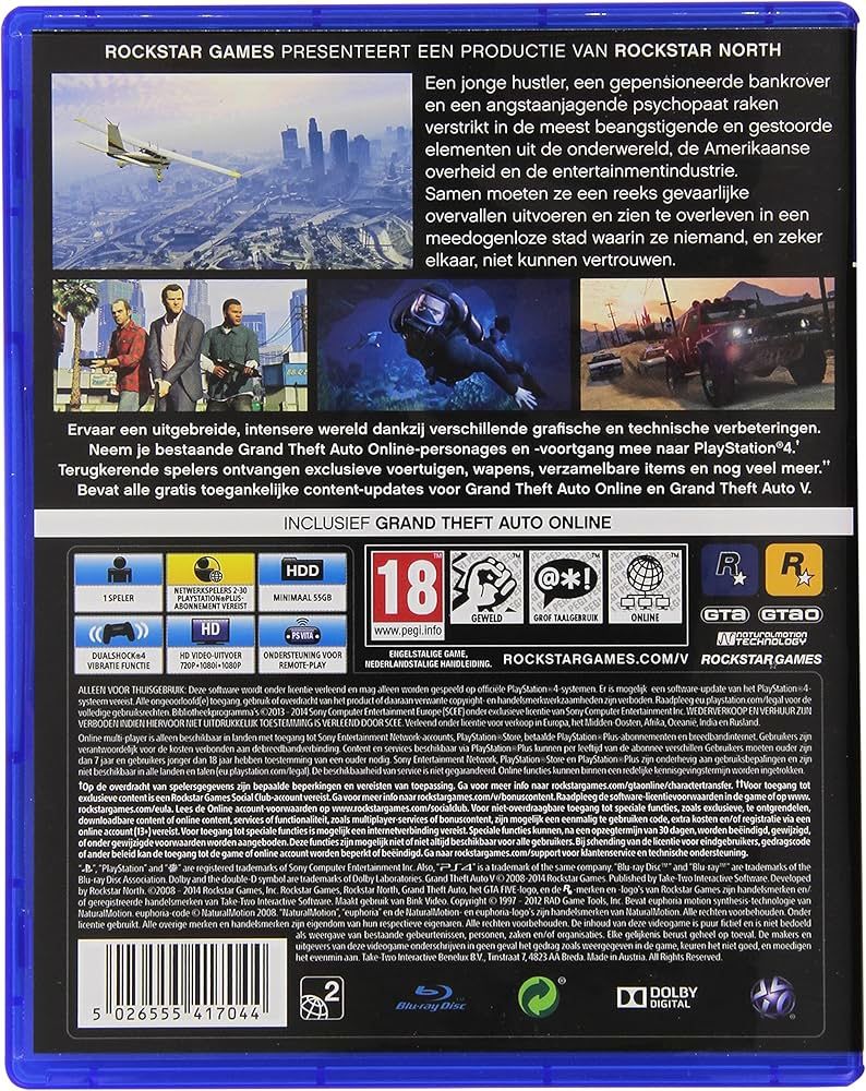 Gta 5 For Ps4