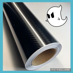 Gloss 6D Carbon Car Wrap Vinyl Roll