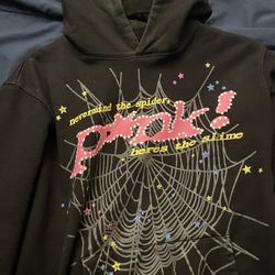 All Black Og Sp5der Hoodie Brand New