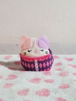 Mini Squishmallow Cat with Shirt