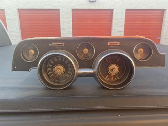 67 mustang instrument cluster gauges