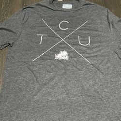 TCU College T Shirt Size L