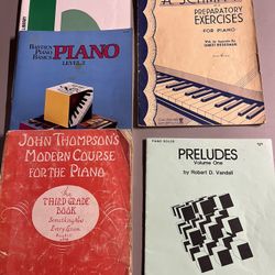 17 Pieces Piano Music, Instructional Books, Sheet, Duets