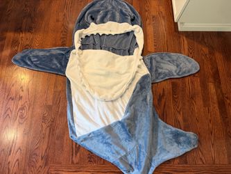 Unisex Adult Shark One-Piece Blanket & Costume Size XL