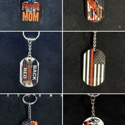 FIREFIGHTERS - Keychain / I.D.Tag / Neck Chain