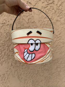 Patrick Star Mummy Halloween Basket