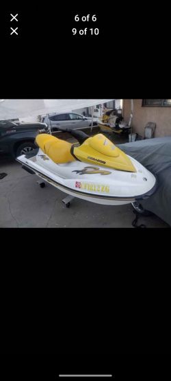2005 SEADOO JET SKI 00 HOURS NEW TOP END PISTON KIT NEW SEATS LAKE READY NO TRAILER OR CART
