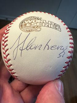 Jose Contreras Autographed World Series Ball