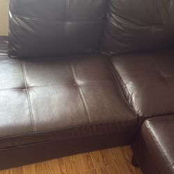 Leather Sectional Couch