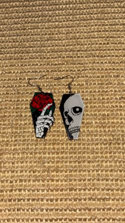 Skeleton earrings