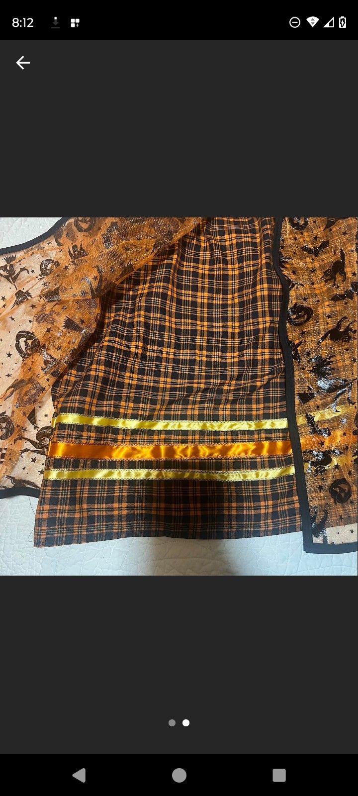 Fall Color Native Made Ribbon Skirt