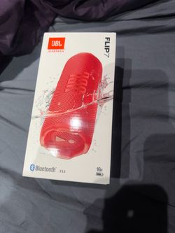 JBL Flip 7 Bluetooth Speaker – Red