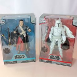 Disney Star Wars Elite Series Die-Cast Boba Fett White Prototype Armor MIB