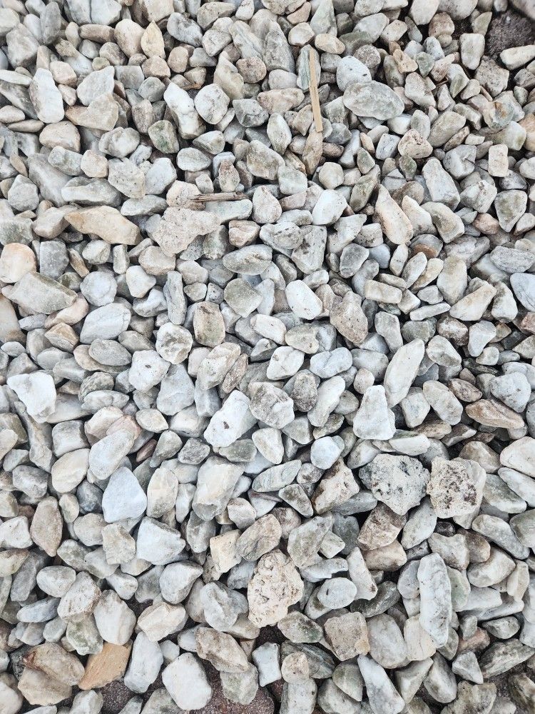 WHITE MARBLE CHIPS STONES LANDSCAPE ROCKS 150SQ.FT