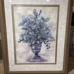 Elegant as Foliage Framed Artwork - signed by artist Charlene Winterle Olson