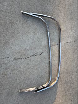 Front & Back 1979 Cadillac Fleetwood Front & Rear Wheel Well Chrome Trim Set