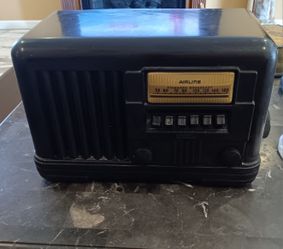 rare vintage radio decoration