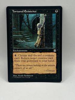 MTG Stronghold Tortured Existence Enchantment Card