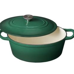 Crofton 4.6 Qt Cast Iron French Oven Green