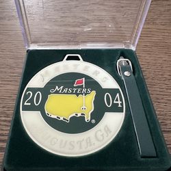 2004 Masters Tournament bag tag,